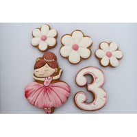 Set balerina cu flori Set balerina cu flori