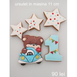 Set ursulet in masina cu cifra